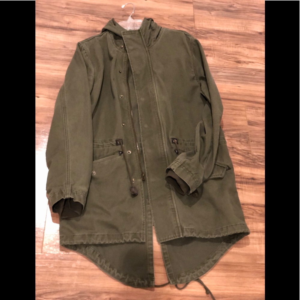 Green Fall military jacket/coat